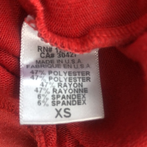 WILDFOX Sign Language Red Love Beach Jumper Sweater Extra Small - Picture 5 of 8